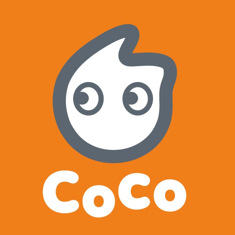 Coco's Logo, Spikey Ball Mascot and below the "CoCo"